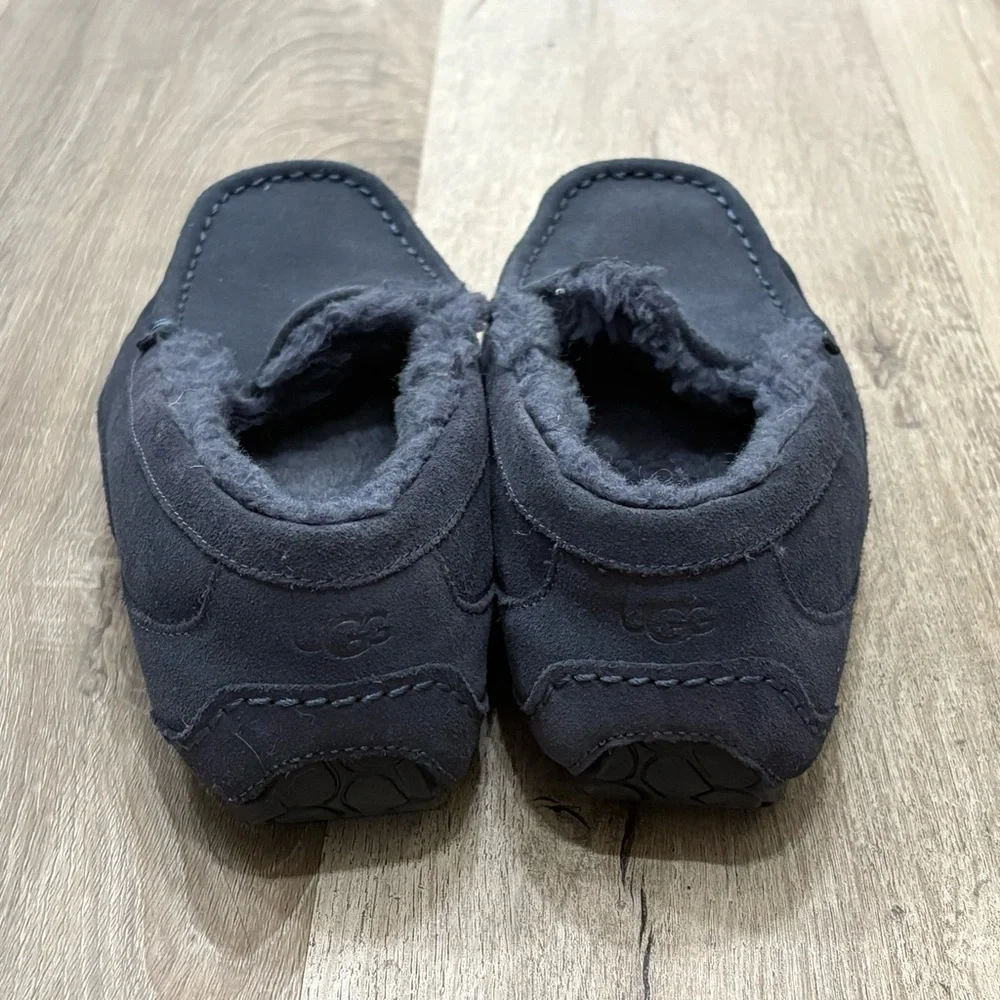 UGG Kids Ascot Slippers Grey/Blue sz 5 US